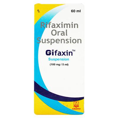 Gifaxin 100mg Suspension 60ml - Bacterial Infections-OAB