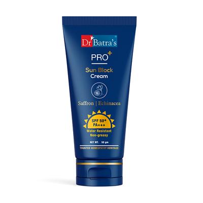 Dr Batra's PRO+ Sun Block Cream 50 gm - Body Sunscreen