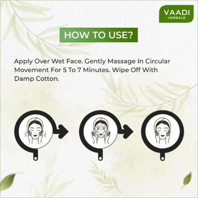 Vaadi Herbals Papaya Fairness Scrub Gel with Honey & Saffron 110 gm - Face Scrubs