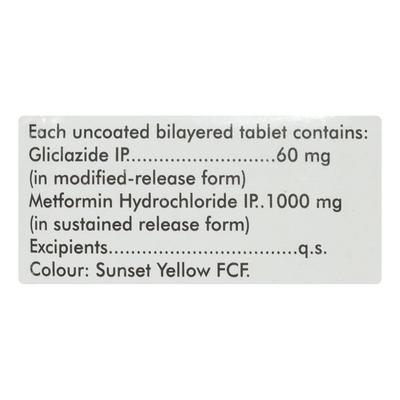 DIANORM M OD 1000 Tablet 10's - Diabetes-Ant