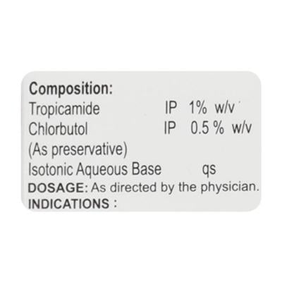 TROPICACYL 1% Eye Drops 5ml - Mydriasis