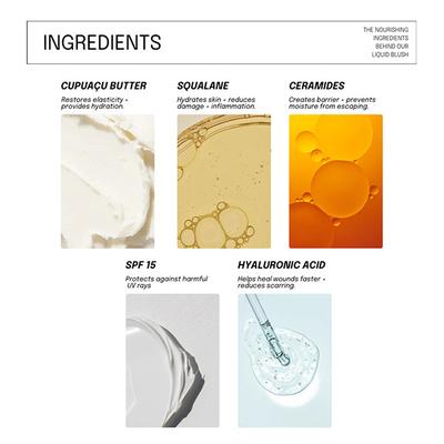 Diam Beaty Cheeky Affair Liquid Blush - Peach Perfect 5 ml - Blushes