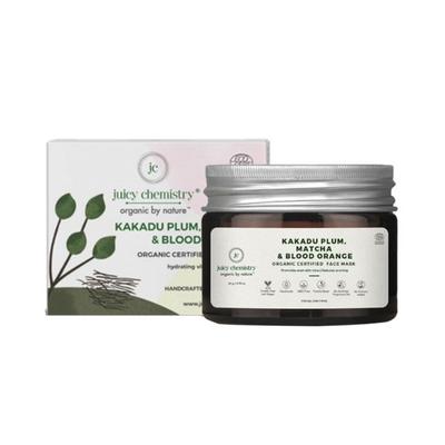 Juicy Chemistry Kakadu Plum, Matcha & Blood Orange -Organic Face Mask-/0.70oz 20.0 gm - Masks & Peels