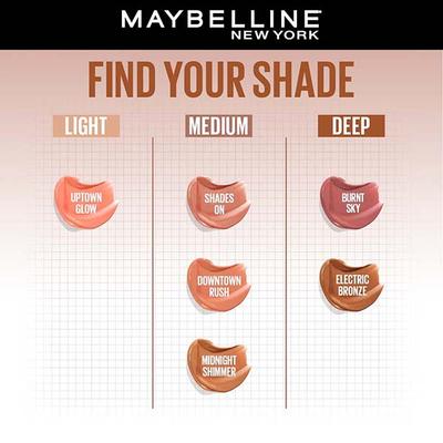 Maybelline New York Sunkisser Highlighter + Blush, Shades On 1's - Blushes