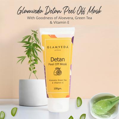 Glamveda De Tan Cooling Peel Off Mask 100 ml - Masks & Peels