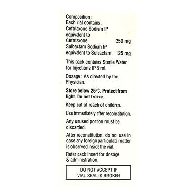 Monobact 375mg Injection 1's - Bacterial Infections-Cep