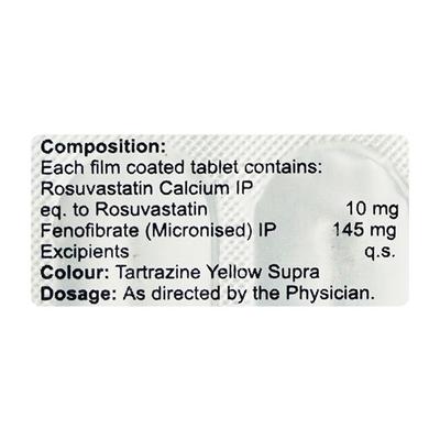 ROZUTION F Tablet 10's - High Cholesterol-Dys