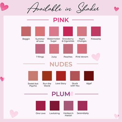 Insight Cosmetics Matte Lip Serum - Love Story 6 gm - Liquid Lipsticks