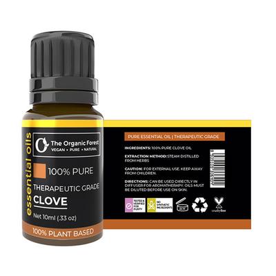 Organic Forest 100% VEGAN Clove Essential Oil 10 ml - Essential Oils