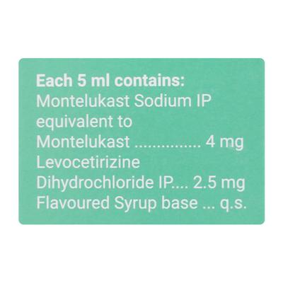 Montair LC Kid Syrup 60ml - Allergies-Ant