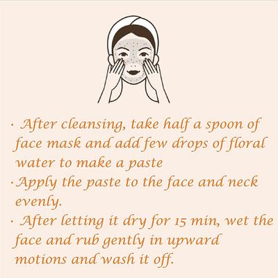 Precious & Nature'S Organic Brightening Face Mask with Calendula Licorice Rose and Wheatgrass 25 gm - Face Mask