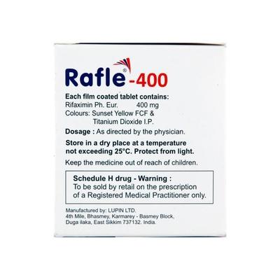 Rafle 400mg Tablet 10'S - Bacterial Infections-OAB