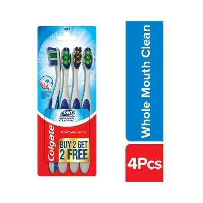 Colgate-Palmolive, Colgate 360 Degree Whole Mouth Clean (medium) Toothbrush (Buy 2 Get 2 Free) 1's - Toothbrushes