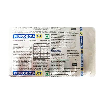 FIBROBOS XT NUTRACEUTICAL (VEG) Tablet 10's - Supplements-Sup