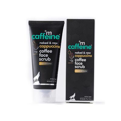 mCaffeine Cappuccino Coffee Face Scrub - 75gm - Face Scrubs