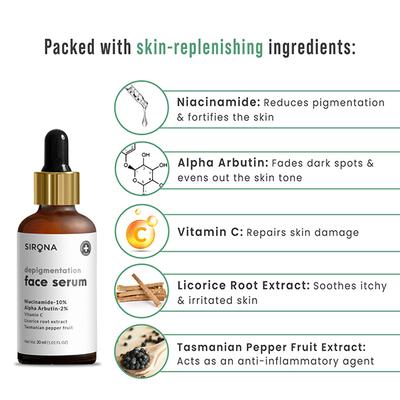 Sirona Face Serum - Depigmentation 30 ml - Face Serum