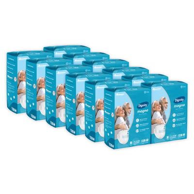 Dignity Magna Adult Diapers Medium (Pack of 12) 120's - Adult Diapers & Pads