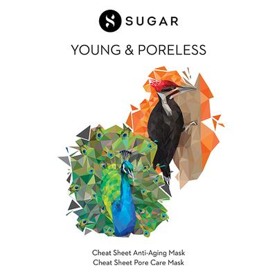 SUGAR Cosmetics Young & Poreless (Pack of 12) 25 gm - Sheet Masks