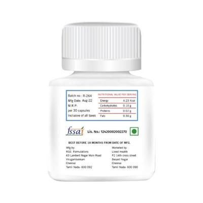 Livest Health Vitamin D3 & Calcium 400 IU High Absorption For Strong Bones and Muscles 30's - Multi-Vitamins