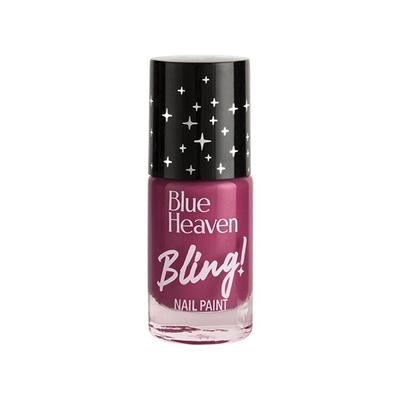 Blue Heaven Bling Nail Paint, Magenta Mood-24 8 ml - Nail Polish
