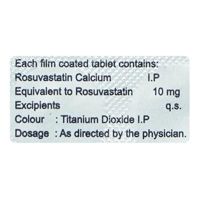 ROSAFE 10mg Tablet 10's - High Cholesterol-Dys