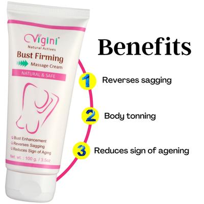Vigini Body Shaping Capsule 30's + Bust Firming Massage Cream 100 ml - Sexual Healthcare