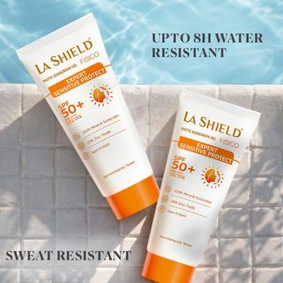 La Shield FISICO SPF 50+ & PA+++ Matte Sunscreen Gel 50 gm - Face Sunscreen
