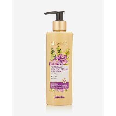 Fabessentials Sandalwood Eucalyptus Saffron Body Lotion 250 ml - Creams/Oils/Lotions