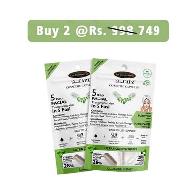La Cremerie SkinCapz Purifying Facial Kit 2's - Facial Kits