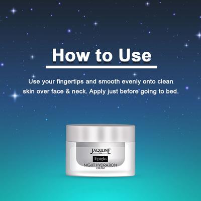 Jaquline USA Epiglo Night Hydration Cream 50 gm - Night Cream