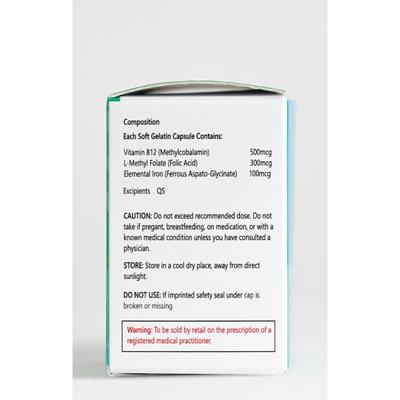 BriyoMin B12 BioActive Capsules 30's - Multi-Vitamins