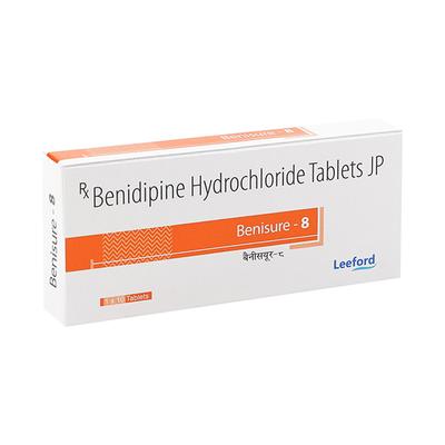 BENISURE 8 Tablet 10's - Hypertension-Cal