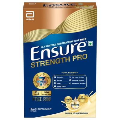 Ensure Strength Pro High Protein Powder - Vanilla Delight Flavour 400 g - Daily Health Drinks