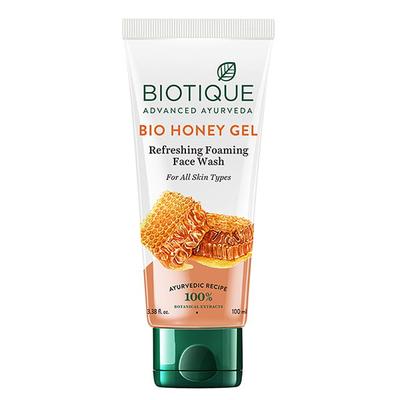 Biotique Bio Honey Gel Hydrating Face Wash All Skin 100ml - Face Wash & Cleansers