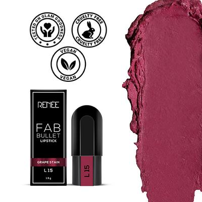 RENEE Fab Bullet L 15 Grape Stain 1.5 gm - Lipsticks