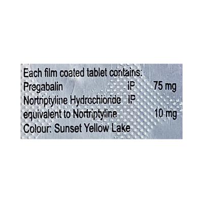 PREGATRYP 75 Tablet 10's - Neuropathic Pain-Dru