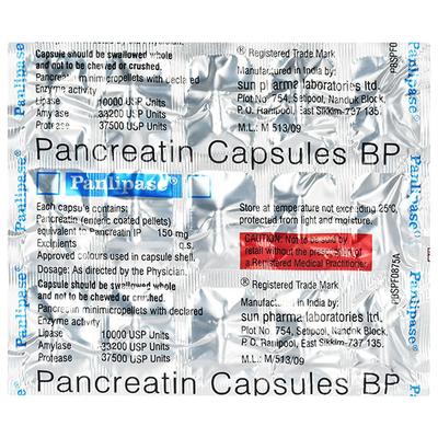 PANLIPASE Capsule 15's - Digestion-Dig