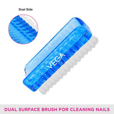Vega Pumice Stone, Nail Brush, Cuticle Trimmer & Pusher, 3 Pieces (VCP-04) 1's - Bath Tools