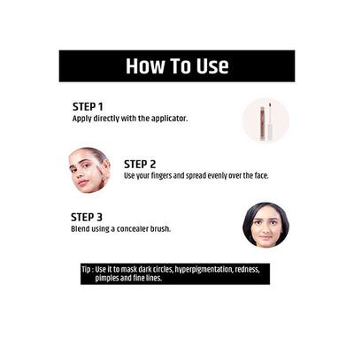 Insight Cosmetics 2X Cover Master Concealer - Porcelain 6 ml - Concealer