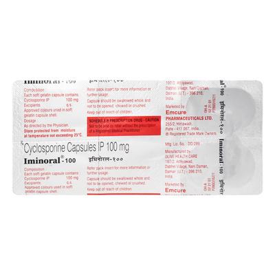 Iminoral 100mg Capsule 5'S - Auto Immune Disease-Imm