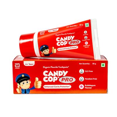CANDY COP PRO PARABEN FREE BUBBLEGUM FLAVOUR Tooth Paste 50g - Oral Care - P-Mou