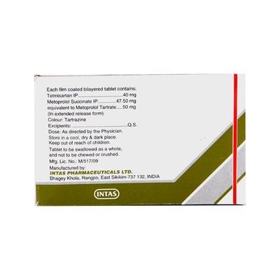 Sartel Beta 50 Tablet 15'S - Hypertension-Ana