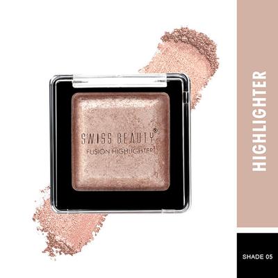 Swiss Beauty Fusion Highlighter - (Shade-05) 6 gm - Highlighters & Illuminators