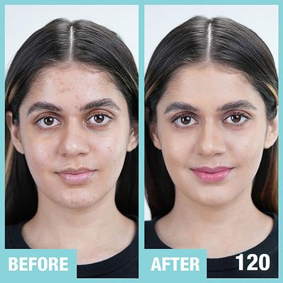 Maybelline New York Fit Me Matte + Poreless Powder Foundation 24 Hr Oil Control SPF44/Pa++++ 120 9 gm - Foundation