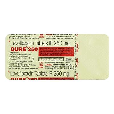 Qure 250mg Tablet 10'S - Bacterial Infections-Qui