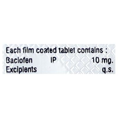 BACLOSPAS 10 Tablet 10's - Muscle Cramps/Spasticity-Mus
