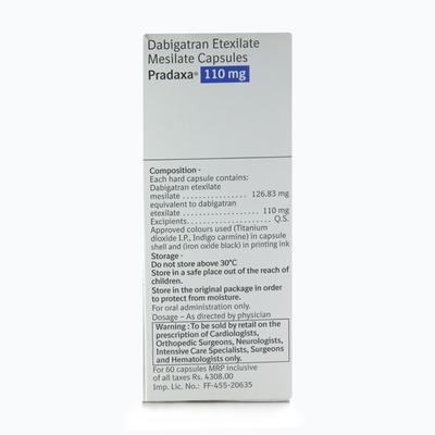 Pradaxa 110mg Capsule 10'S - Blood Clot-Ant