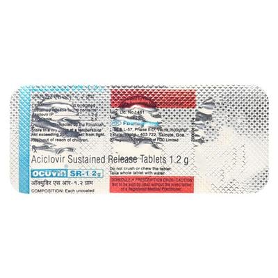 Ocuvir SR 1.2Gm Tablet 3'S - Viral infections-Ant