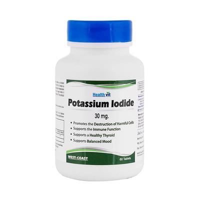 Healthvit Potassium Iodide 30MG- Tablets 60's - Calcium And Minerals