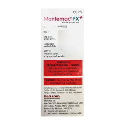 MONTEMAC FX PLUS Suspension 60ml - Allergies-Ant